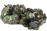 Lustrous Epidote Crystal Cluster - Pakistan #44072-3